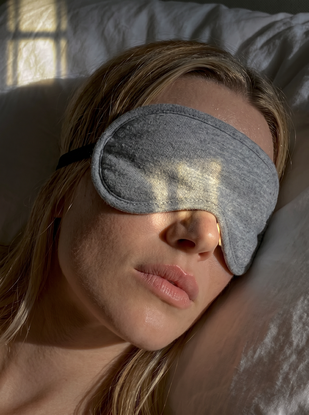 Tonight with a cotton mask